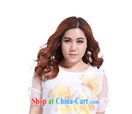 Slim LI Sau 2014 summer new, larger female temperament Web yarn flower stamp 100 on the root yarn stitching smocks Q 5607 m White 4 XL pictures, price, brand platters! Elections are good character, the national distribution, so why buy now enjoy more preferential! Health