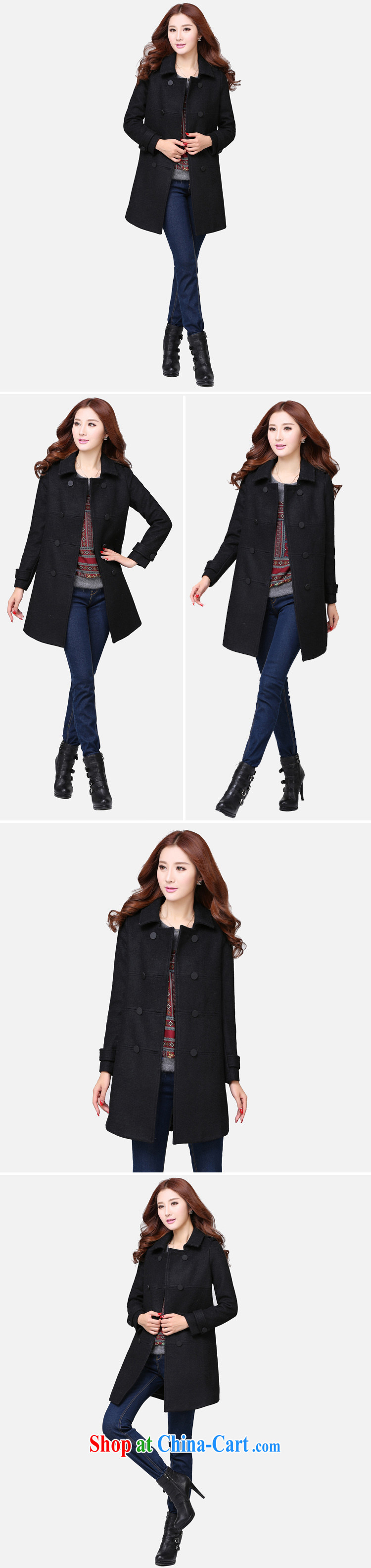 Cloud the larger female 2014 winter New new Korean version? sub-coat thick MM loose video thin hair? jacket black 5 XL pictures, price, brand platters! Elections are good character, the national distribution, so why buy now enjoy more preferential! Health