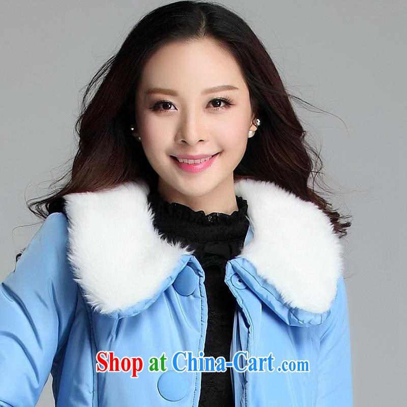 Constitution and the hypertrophy, female 2015 in winter, the gross for Korean fashion collar cotton clothing thick sister thick warm long-sleeved, black to reference brassieres option, or the advisory service, constitution and clothing, and shopping on the Internet