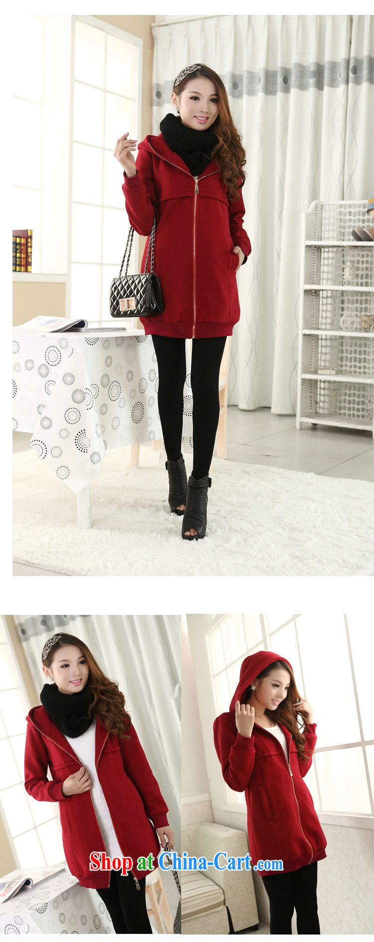 King, female 2014 autumn and winter with new thick MM jacket thicken the lint-free cloth obesity sister graphics thin, sweater red 5 XL pictures, price, brand platters! Elections are good character, the national distribution, so why buy now enjoy more preferential! Health