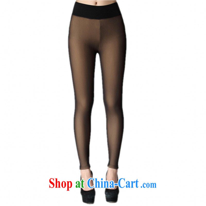 Package e-mail delivery female winter thick solid pants and ventricular hypertrophy, false and meat color stockings trousers even document warm pants on 100 mm on the lint-free cloth black 3 XL approximately 160 - 190 jack, land is still the garment, shopping on the Internet