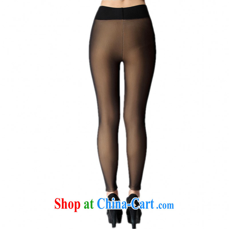 Package e-mail delivery female winter thick solid pants and ventricular hypertrophy, false and meat color stockings trousers even document warm pants on 100 mm on the lint-free cloth black 3 XL approximately 160 - 190 jack, land is still the garment, shopping on the Internet