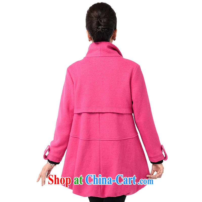 The Sun spend winter 2014 with new, larger female thick sister Korean leisure relaxed thick, long hair that jacket 6135 pink 6 XL large number beauty and TAI YANG HUA, shopping on the Internet