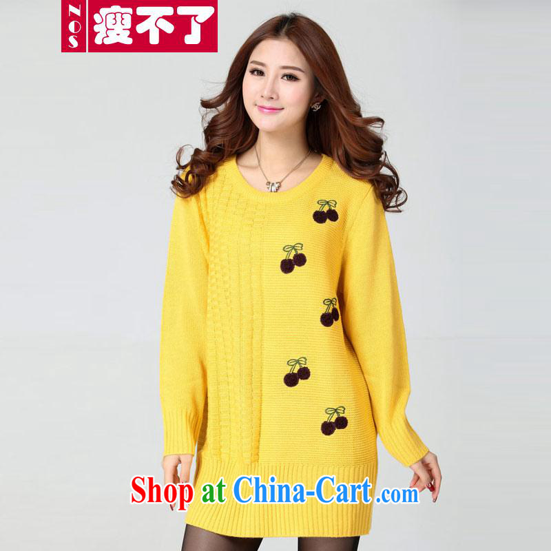 Thin _NOS_ code female noble temperament and stylish graphics thin black-out stomach knocked color tile cotton dress skirt solid D 3117 yellow large code are code 140 - 200 jack