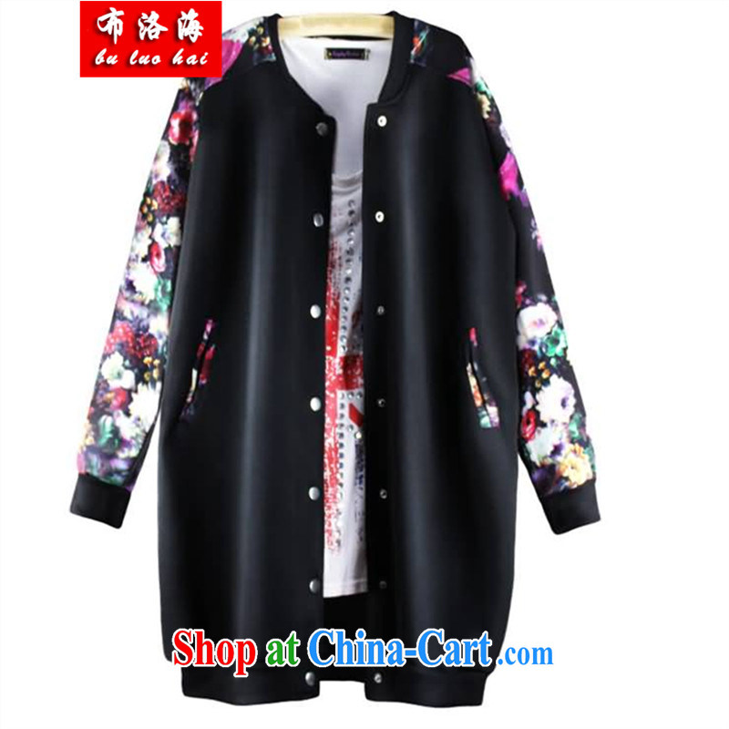 The sea 2014 autumn and winter with new Korean fashion 100 on the lint-free cloth warm baseball uniforms, the charge-back stamp with the Code women's coats 9908 black XXXL/165 - 195 jack, sea, shopping on the Internet