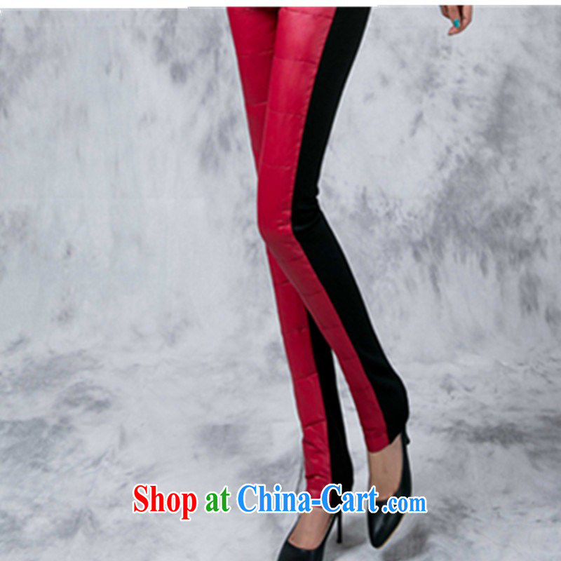 2014 King, down duvets, trouser press, women wearing thick mm video thin the lint-free cloth thick winter and indeed Bonfrere looked more solid pants thick mm larger Stretch video thin female trousers black XXXXL, Biao (BIAOSHANG), online shopping
