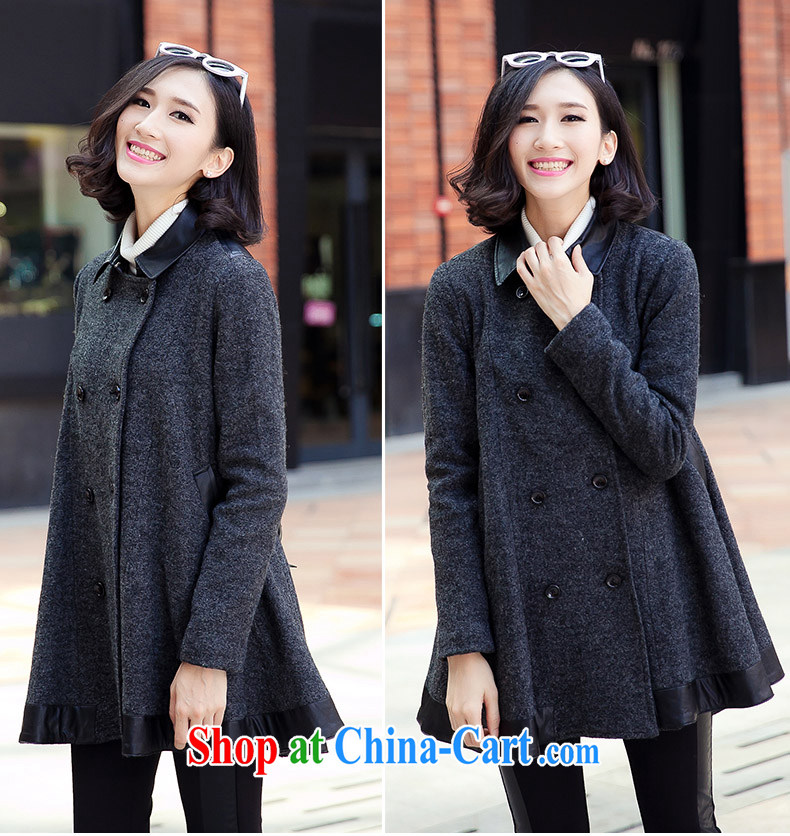 The United States and Europe, Mao jacket? mm thick winter long in 2014, European and American Beauty graphics thin thick sister? A coat thick mm video thin Korean hair coat is the color XXXXL pictures, price, brand platters! Elections are good character, the national distribution, so why buy now enjoy more preferential! Health