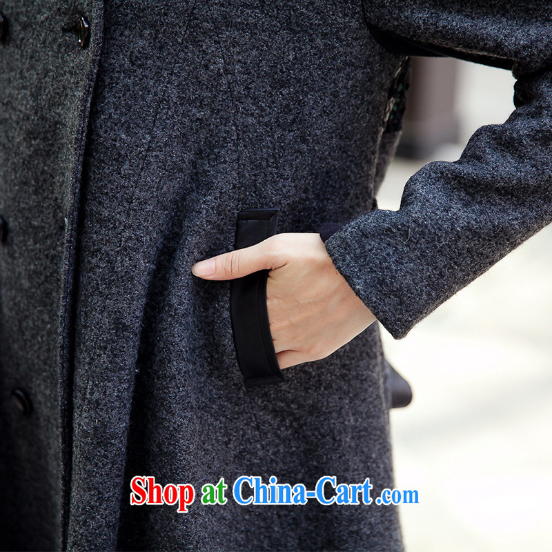 The United States and Europe, Mao jacket? mm thick winter and long in 2014, European and American Beauty graphics thin thick sister? A coat thick mm video thin Korean hair coat is the color XXXXL, Biao (BIAOSHANG), the Code women, online shopping