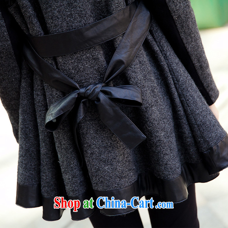 The United States and Europe, Mao jacket? mm thick winter and long in 2014, European and American Beauty graphics thin thick sister? A coat thick mm video thin Korean hair coat is the color XXXXL, Biao (BIAOSHANG), the Code women, online shopping