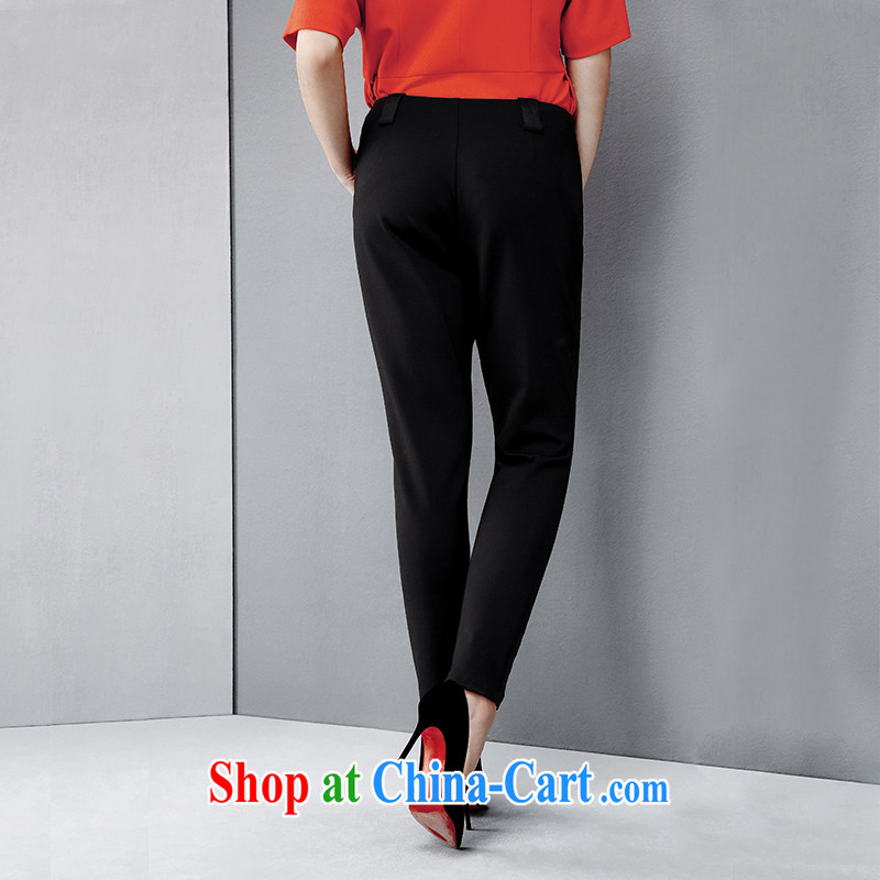 The wheat high-end large, female 2015 new spring, mm thick Korean Solid Color beauty pant 851091506 black 4XL, former Yugoslavia, Mak, and shopping on the Internet