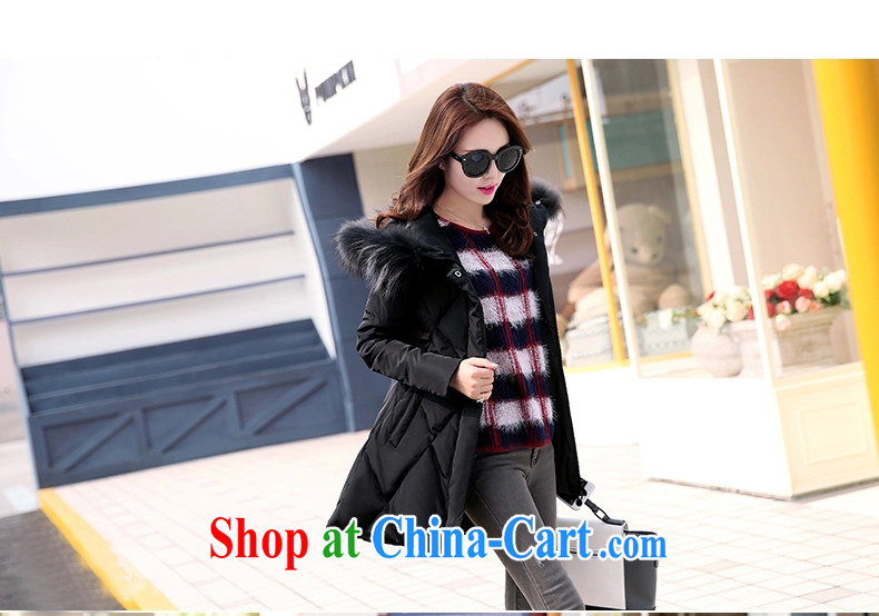 Pity Father Martinson 2014 winter new Korean version in thick long A Field jacket female X 0287 black XXL pictures, price, brand platters! Elections are good character, the national distribution, so why buy now enjoy more preferential! Health