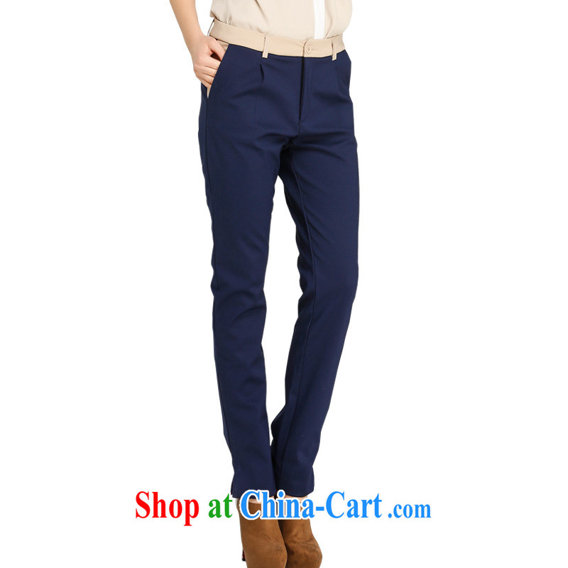 Crescent sets the code the lint-free cloth pants girls the lint-free cloth thick high-waist larger female warm winter, has been the pant legs on's stylish fitness video collection, reference and beauty dark blue 40, crescent moon, and shopping on the Internet