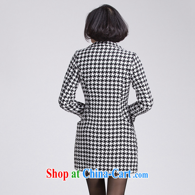 The Code women fall on the Fertilizer XL thick mm video thin hair so casual jacket 200 jack on her sister and stylish lounge hair? mm thick coat female black XXXXL, Biao (BIAOSHANG), the Code women, shopping on the Internet