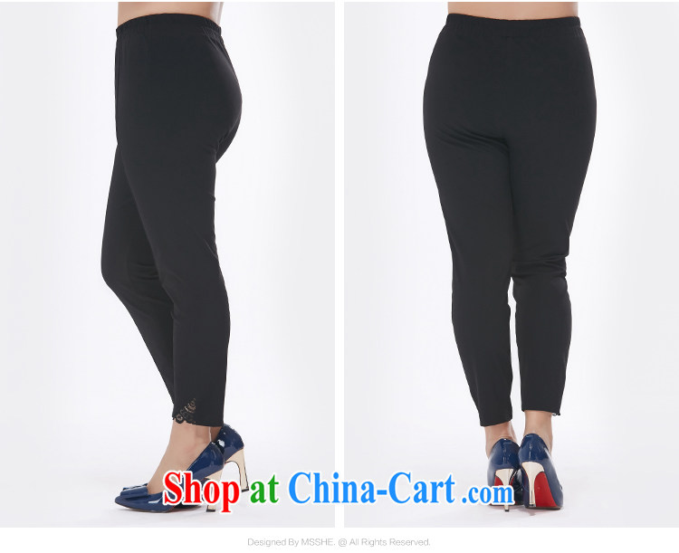 MsShe XL ladies' 2015 summer new leisure Stretch video thin solid 9 pants pre-sale 2485 Black - pre-sale 6.30 day T 6 pictures, price, brand platters! Elections are good character, the national distribution, so why buy now enjoy more preferential! Health