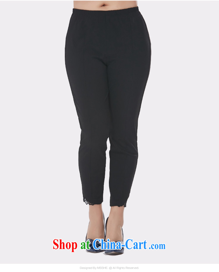 MsShe XL ladies' 2015 summer new leisure Stretch video thin solid 9 pants pre-sale 2485 Black - pre-sale 6.30 day T 6 pictures, price, brand platters! Elections are good character, the national distribution, so why buy now enjoy more preferential! Health