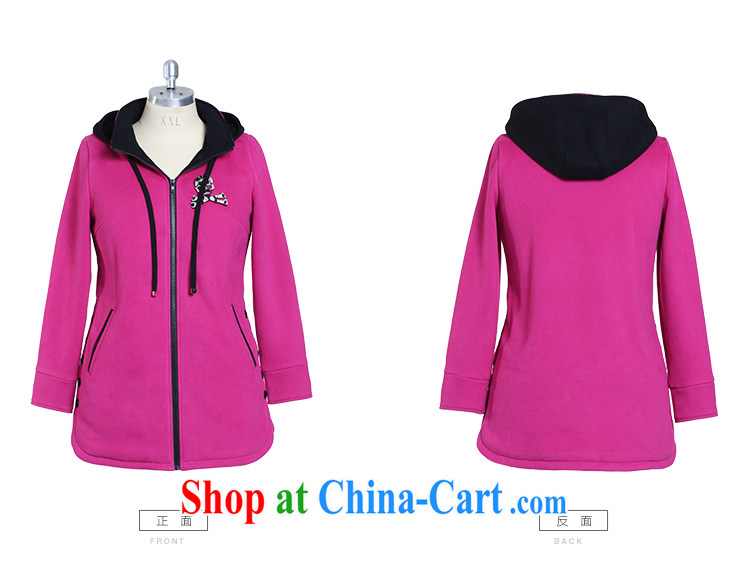 Slim LI Sau 2014 autumn and winter new, larger female knocked the CAP personalized skeleton thick warm long sweater jacket Q 6650 blue L pictures, price, brand platters! Elections are good character, the national distribution, so why buy now enjoy more preferential! Health