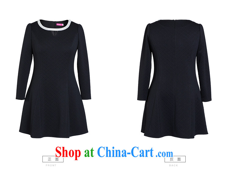 Slim LI Sau 2014 autumn and winter new, larger female high-end aura OL Bead Chain with round collar A beauty with long-sleeved dresses Q 6723 green 4 XL pictures, price, brand platters! Elections are good character, the national distribution, so why buy now enjoy more preferential! Health
