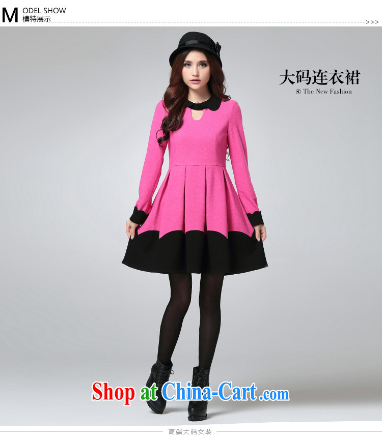 Cross-sectoral expertise provided MM autumn and winter, the larger female sweet petal graphics thin and thick, and long-sleeved dresses Item No. 2506 by red 5 XL pictures, price, brand platters! Elections are good character, the national distribution, so why buy now enjoy more preferential! Health