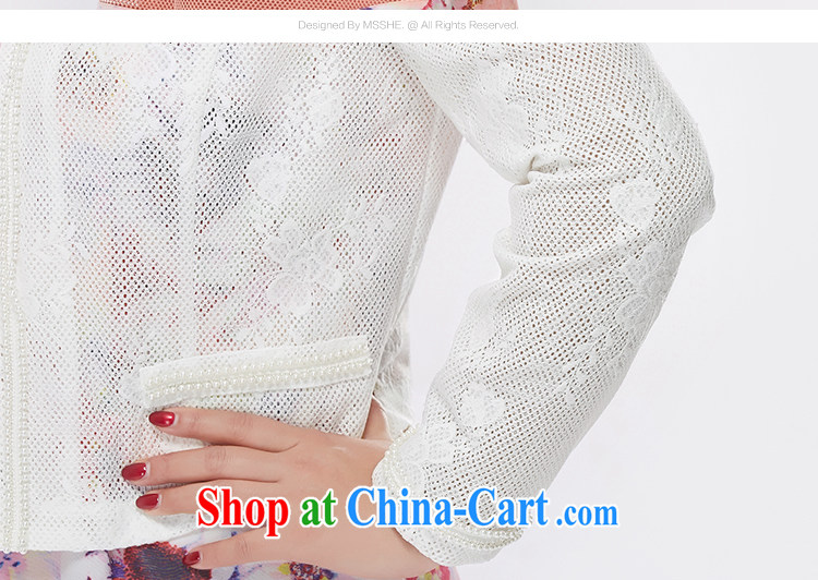 MSSHE XL female elections 2015 spring health Openwork lace suit small jacket women short, 2500 white 4XL pictures, price, brand platters! Elections are good character, the national distribution, so why buy now enjoy more preferential! Health