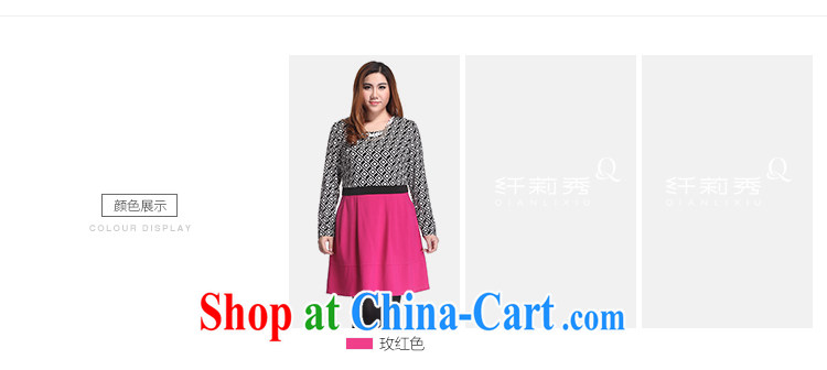 Slim LI Sau 2014 autumn and winter new large, stylish decorated women who leave of two in the Republika Srpska geometry long-sleeved video slim skirts dresses Q 6391 by red 4 XL pictures, price, brand platters! Elections are good character, the national distribution, so why buy now enjoy more preferential! Health