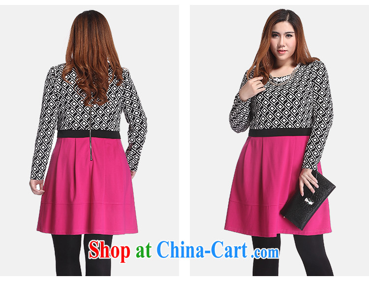Slim LI Sau 2014 autumn and winter new large, stylish decorated women who leave of two in the Republika Srpska geometry long-sleeved video slim skirts dresses Q 6391 by red 4 XL pictures, price, brand platters! Elections are good character, the national distribution, so why buy now enjoy more preferential! Health