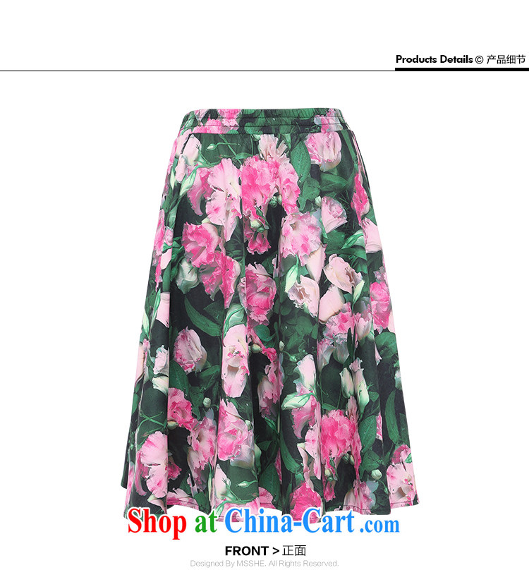 MsShe XL girls 2015 new summer thick MM retro stamp A with relaxed body skirt suit 2519 T 6 pictures, price, brand platters! Elections are good character, the national distribution, so why buy now enjoy more preferential! Health