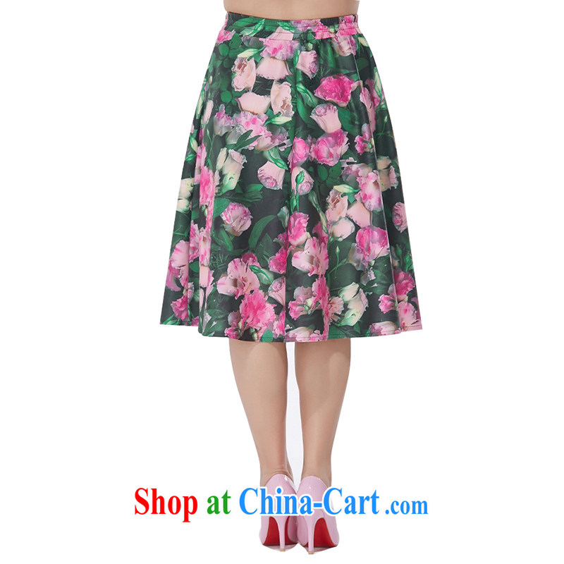 MsShe XL girls 2015 new summer thick MM retro stamp A with relaxed body skirt suit 2519 T 6, Susan Carroll, Ms Elsie Leung Chow (MSSHE), shopping on the Internet