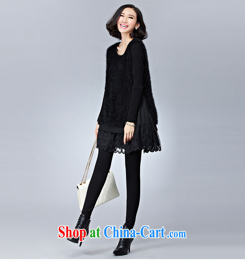XL female autumn and winter shirts solid 2014 mm thick Korean loose video thin leave of two T-shirts fat sister and indeed XL video thin thick mm solid sweater black XXXL pictures, price, brand platters! Elections are good character, the national distribution, so why buy now enjoy more preferential! Health