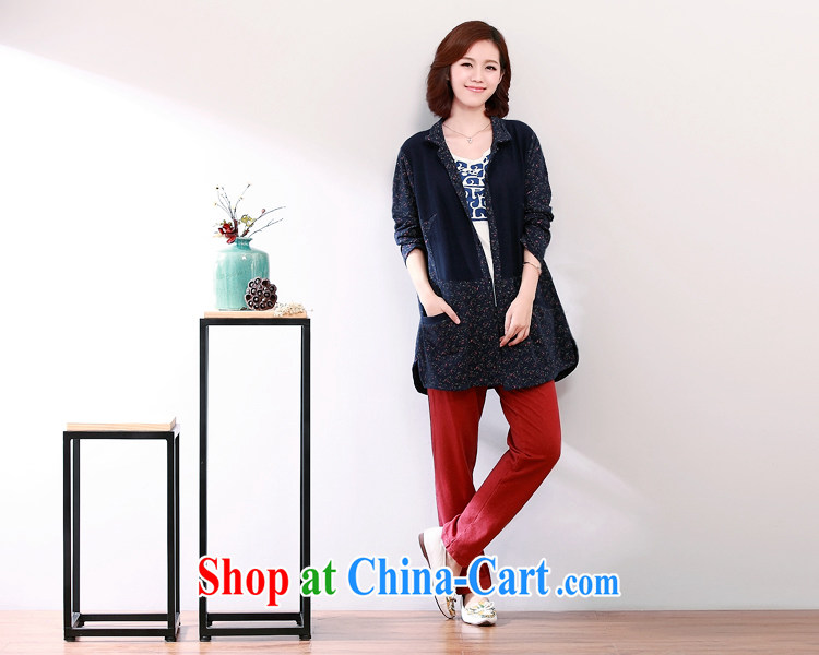 DKchenpin loose cotton long-sleeved T-shirt stamp duty leisure large, female video thin open-mouth, long coat female Tibetan youth XL pictures, price, brand platters! Elections are good character, the national distribution, so why buy now enjoy more preferential! Health