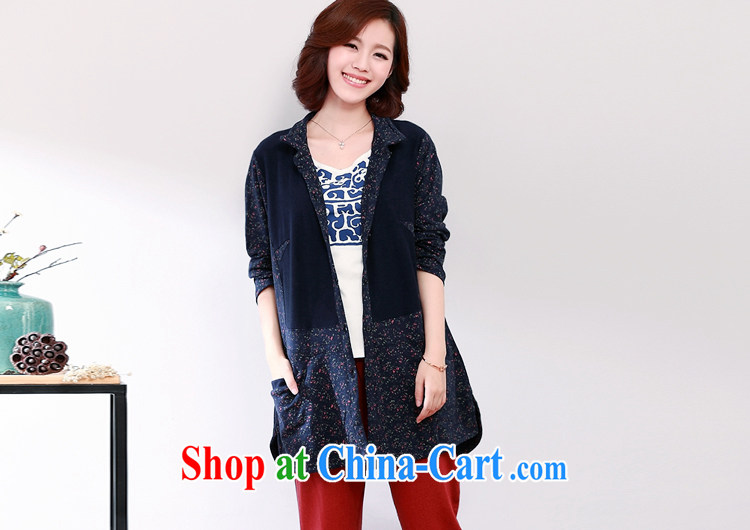 DKchenpin loose cotton long-sleeved T-shirt stamp duty leisure large, female video thin open-mouth, long coat female Tibetan youth XL pictures, price, brand platters! Elections are good character, the national distribution, so why buy now enjoy more preferential! Health
