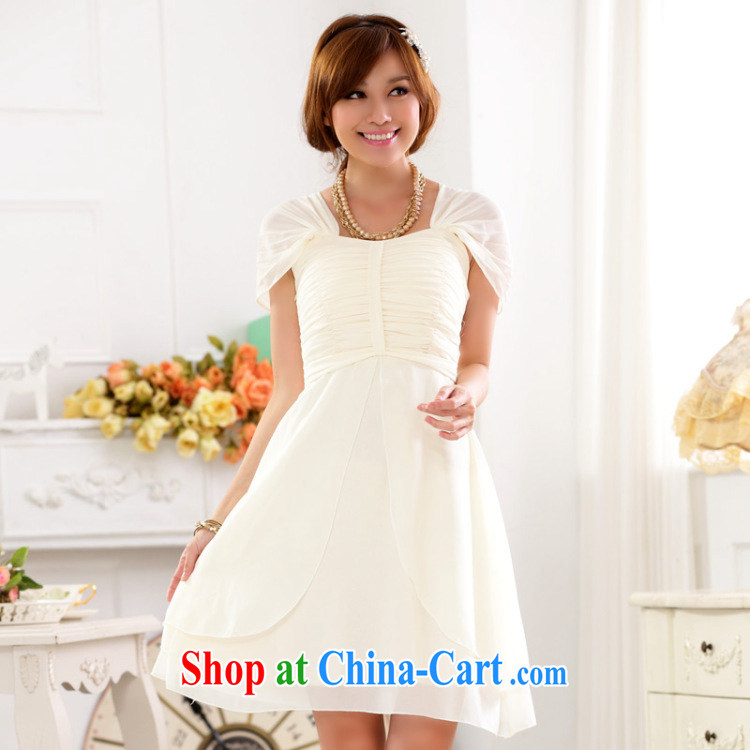 Constitution, 2015 new sweet wedding bridesmaid Service Pack shoulder strap toast service banquet dress snow woven dresses fat sister and ventricular hypertrophy, short skirt dress champagne XL 2 140 - 160 Jack pictures, price, brand platters! Elections are good character, the national distribution, so why buy now enjoy more preferential! Health