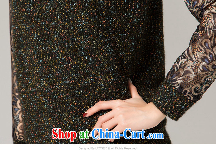 blue if the water increase, women 2015 spring new thick mm 100 ground round-collar lace cuff solid knit shirts and T-shirts fat package mail black XXXXL pictures, price, brand platters! Elections are good character, the national distribution, so why buy now enjoy more preferential! Health
