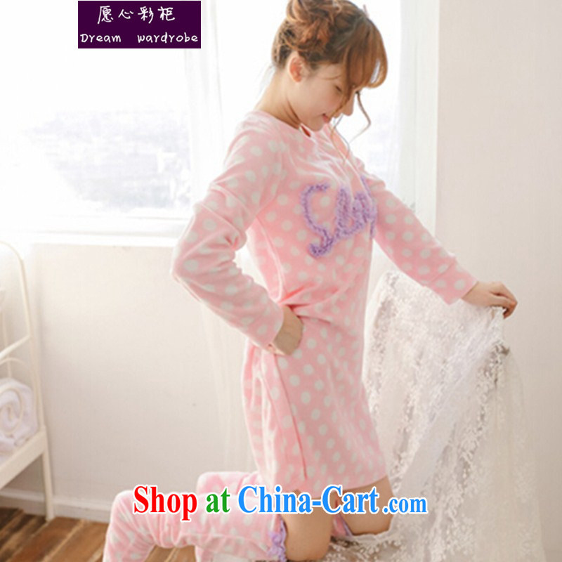 would like to heart Color cabinet 201 new lovely Dolls with dot fleece plush terrycloth skirt with SOCKS home service ll pink M, would like to heart Color cabinet, the Code women, shopping on the Internet