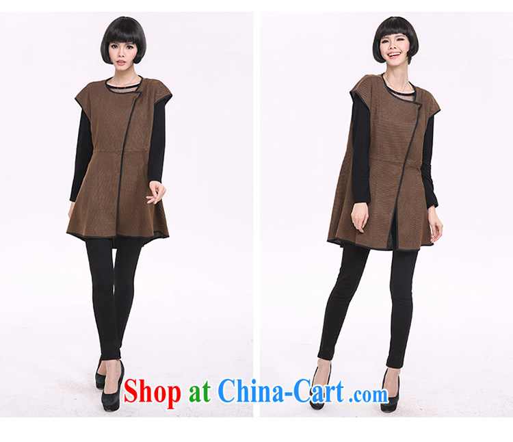 Mephidross has long honey, and indeed increase, female fat mm spring 2015 new Korean version, long, short-sleeved jacket loose the Netherlands 5202 brown large code 3XL for 160 Jack left and right pictures, price, brand platters! Elections are good character, the national distribution, so why buy now enjoy more preferential! Health