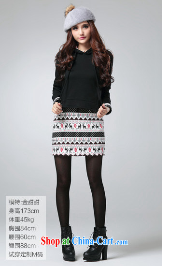 cheer for winter new products, women mm thick snow and lint-free cloth 2 piece graphics thin long-sleeved dress number 2518 black 5 XL pictures, price, brand platters! Elections are good character, the national distribution, so why buy now enjoy more preferential! Health