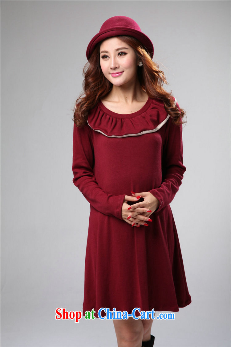 Hi Margaret slavery the code dress relaxed, with thick mm pregnant women with flouncing style dress with skirt D 31,239 wine red code 3 XL 190 - 220 Jack through pictures, price, brand platters! Elections are good character, the national distribution, so why buy now enjoy more preferential! Health