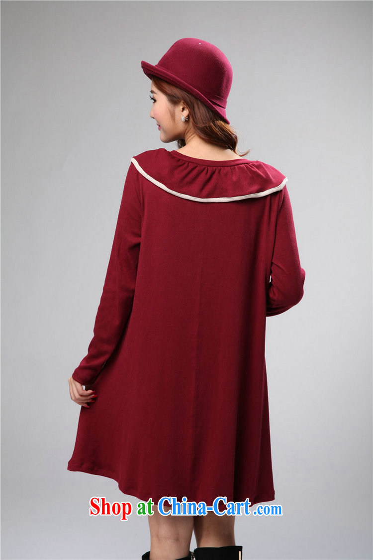 Hi Margaret slavery the code dress relaxed, with thick mm pregnant women with flouncing style dress with skirt D 31,239 wine red code 3 XL 190 - 220 Jack through pictures, price, brand platters! Elections are good character, the national distribution, so why buy now enjoy more preferential! Health