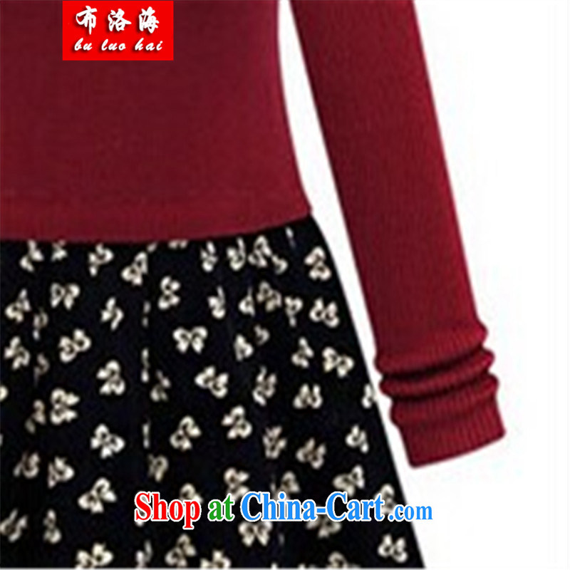 The sea 2015 spring new stylish european version the Code women mm thick 200 jack, long spell to leave of two garment shirt 1135 red XXXXXL, the sea, the Code women, shopping on the Internet