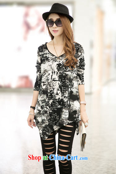 love to spring and autumn 2014 and is indeed more personalized female, long stylish does not rule long-sleeved video thin T pension #6019 #picture color the code M pictures, price, brand platters! Elections are good character, the national distribution, so why buy now enjoy more preferential! Health