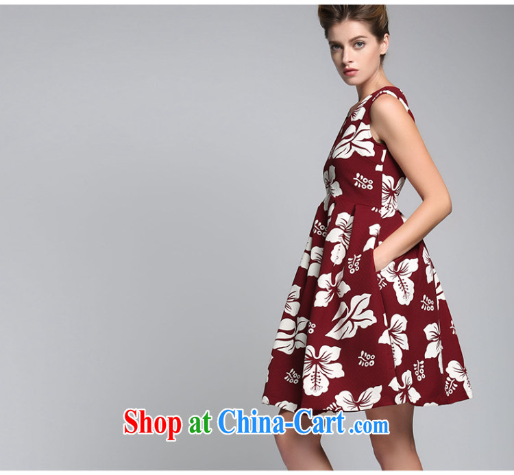 The Mak larger women 2015 spring new thick mm and stylish high-waist two-piece dresses 951101822 red 6 XL pictures, price, brand platters! Elections are good character, the national distribution, so why buy now enjoy more preferential! Health