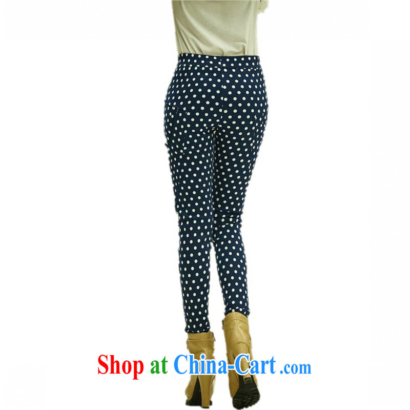 Package e-mail delivery and indeed increase the waist stretch pants thick mm spring new Elastic waist pants solid wave-stamp pencil trousers castor pants black 3 XL approximately 180 - 210 jack, land is still the garment, shopping on the Internet