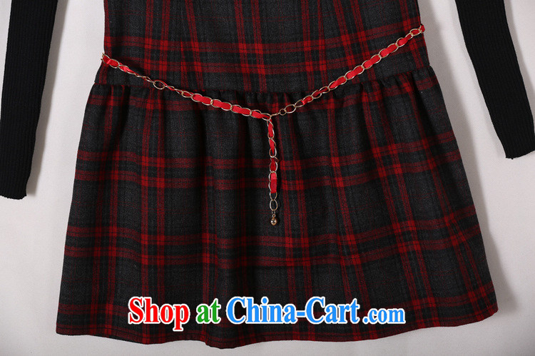 Land is still the garment Package Mail and ventricular hypertrophy, ladies dress Korean OL commuter style lapel high graphics thin long-sleeved short skirt solid skirt tartan red and gray, thick 6 XL 180 - 200 Jack pictures, price, brand platters! Elections are good character, the national distribution, so why buy now enjoy more preferential! Health