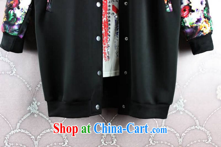 The sum 2015 spring, the United States and Europe, female 200 Jack mm thick baseball uniforms, long jacket, black XXXL pictures, price, brand platters! Elections are good character, the national distribution, so why buy now enjoy more preferential! Health