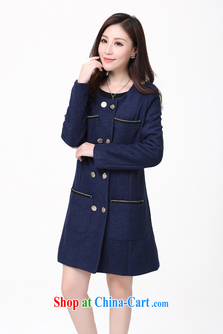 Constitution, autumn and winter with the ventricular hypertrophy, 2015 new female Korean version is a thick coat in mm long, the beauty of double-deep blue can reference brassieres option, or the advisory service pictures, price, brand platters! Elections are good character, the national distribution, so why buy now enjoy more preferential! Health