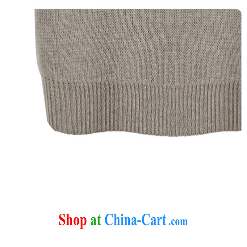 Package e-mail delivery high-quality sweaters in Europe wind spring XL knitted shirts, long Graphics thin beauty OL owl stamp thick sister solid light gray XL approximately 125 - 140 jack, land is still the garment, shopping on the Internet