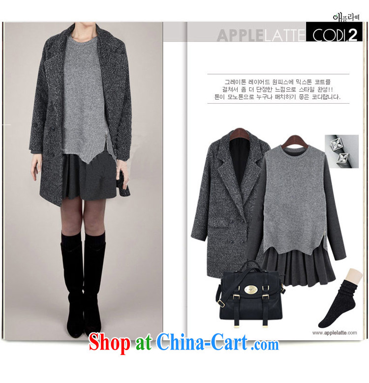 1000 fruit 2015 spring new Korean version of the greater code female thick MM the fat XL stylish graphics thin solid skirt in Europe about two-piece dresses dark gray XXXXXL pictures, price, brand platters! Elections are good character, the national distribution, so why buy now enjoy more preferential! Health