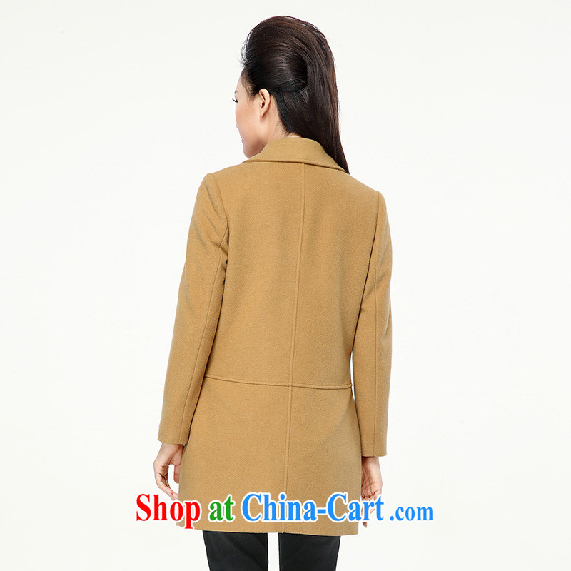 The Mak is the female 2014 winter clothing new mm thick solid color loose video thin cashmere overcoat female 944187098 and color 6 XL, former Yugoslavia, Mak, and shopping on the Internet