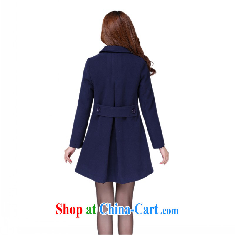 Constitution, colorful package mail delivery and ventricular hypertrophy, winter is a gross coat? double-Aura OL dark blue high quality is outside the dark blue 5 XL 175 - 190 jack, constitution, Jacob (QIANYAZI), online shopping