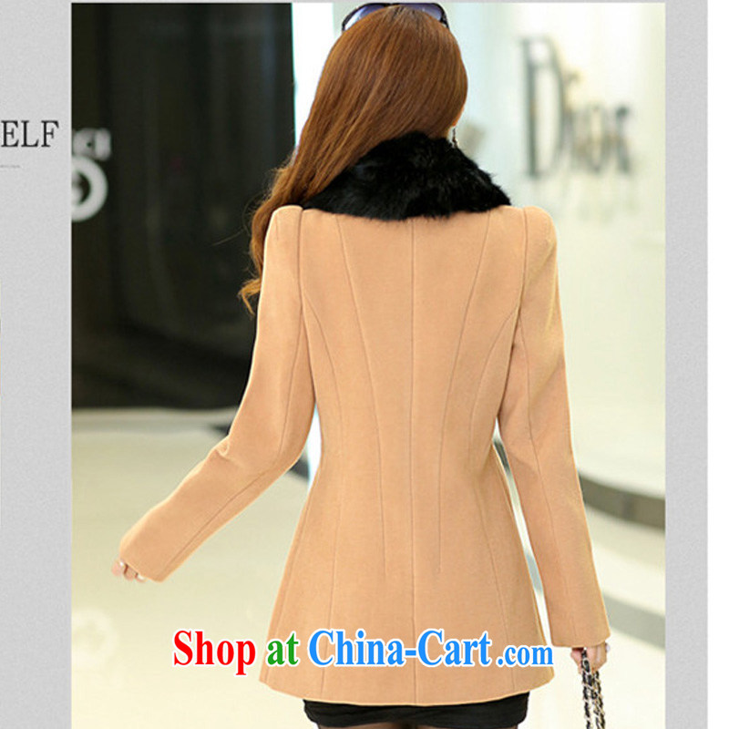 To better the Code women are guaranteed, 2014 winter clothing new jacket, thick MM and indeed increase, female Korean version loose hair for hair that coats jacket female Red 6 XL, better, shopping on the Internet
