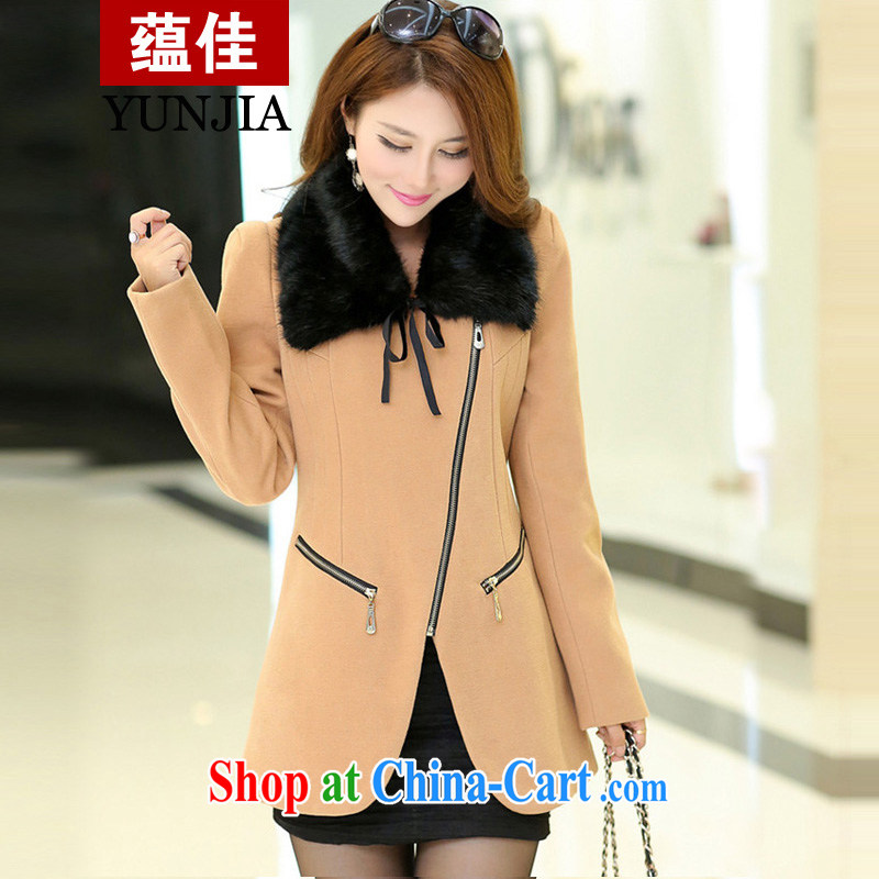 To better the Code women are guaranteed, 2014 winter clothing new jacket, thick MM and indeed increase, female Korean version loose hair for hair that coats jacket female Red 6 XL, better, shopping on the Internet